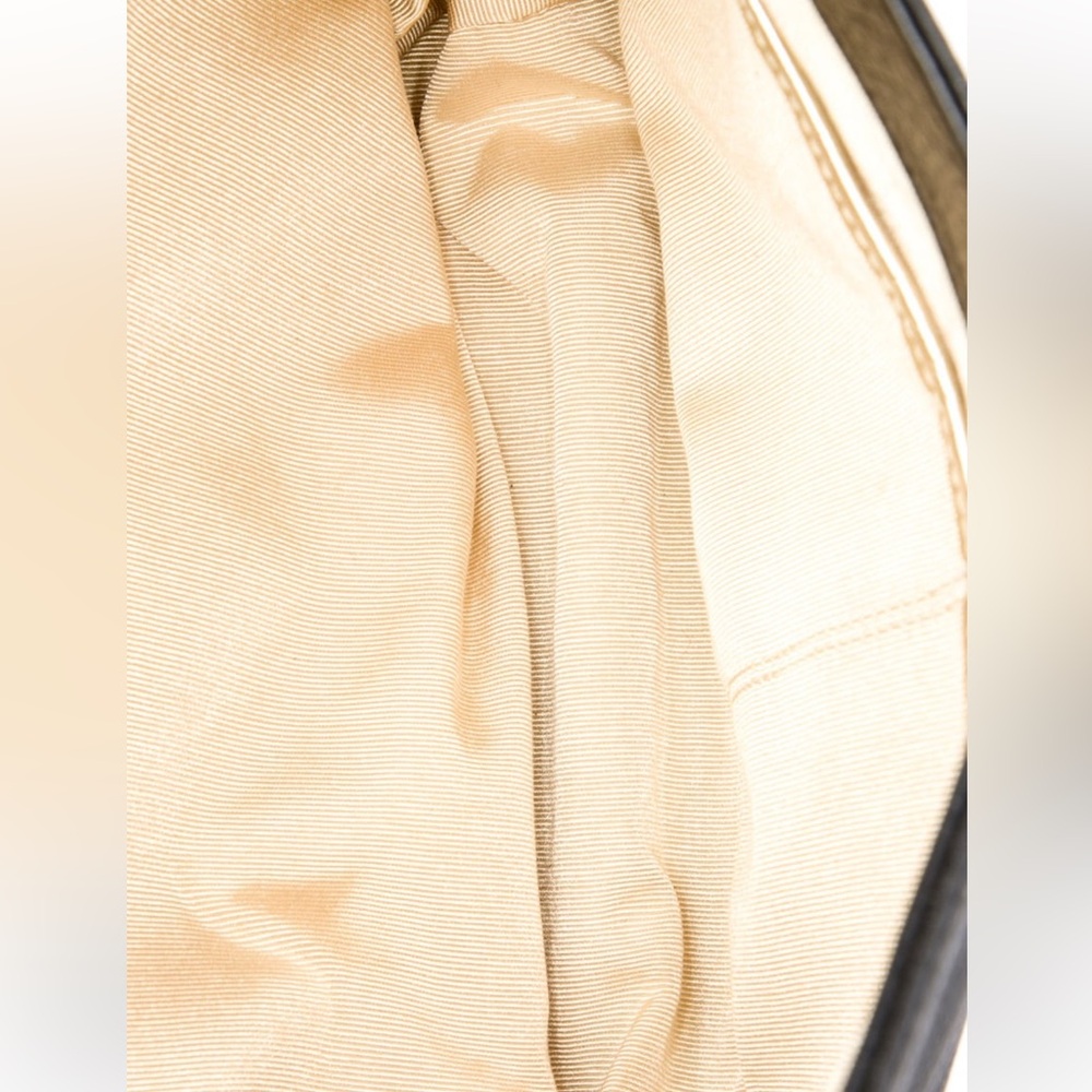 SOLD LIVE! Vintage Badgley Mischka Black Leather Shoulder Bag - Picture 5 of 5